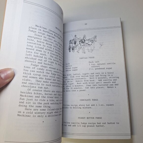 Michigan Cooking Book Other Things Carole Eberly Mackinac 1977 Stories Recipes - Picture 6 of 11